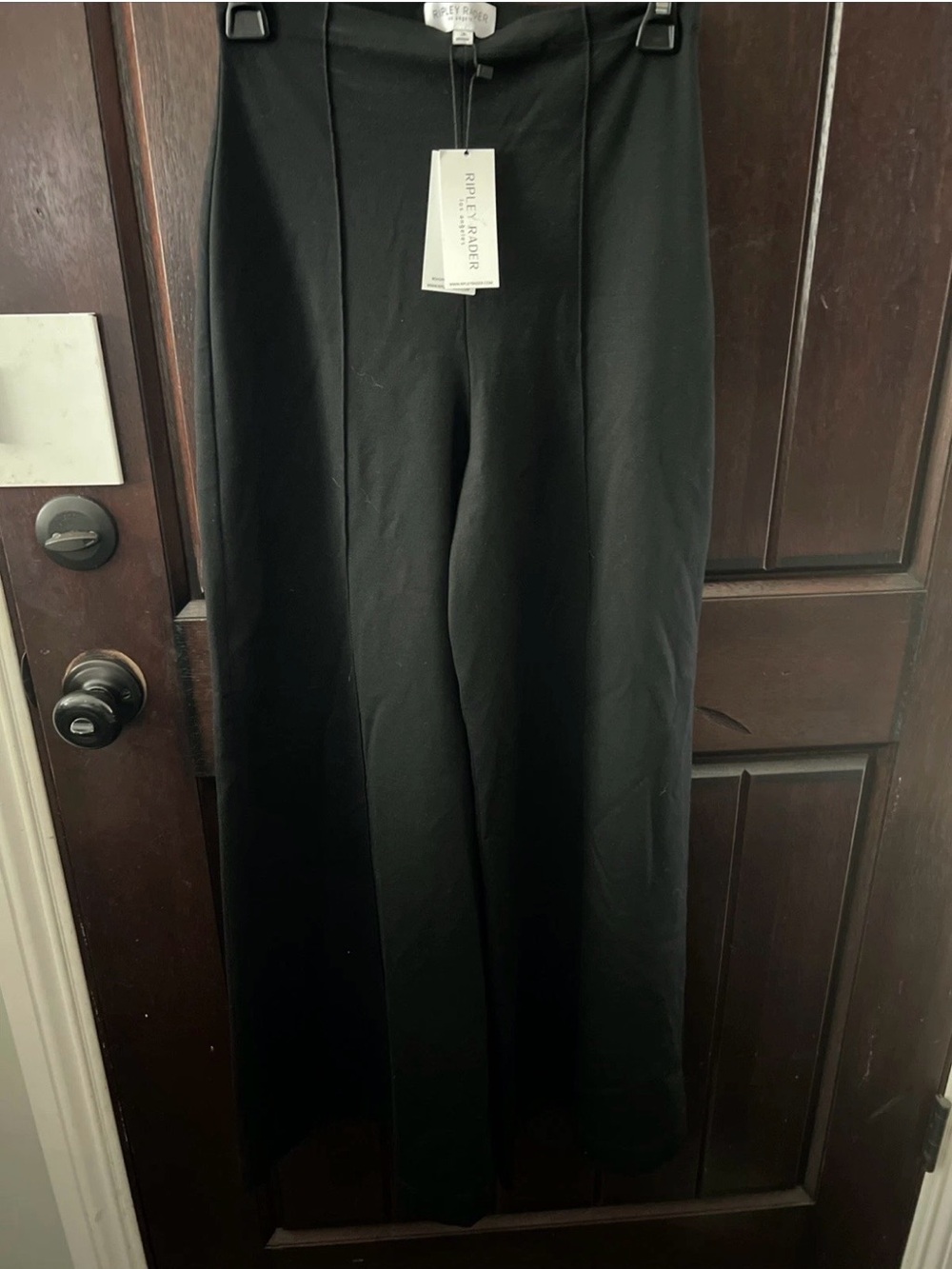 Ripley Rader ponte wide leg pull on dress pant highrise 3/medium